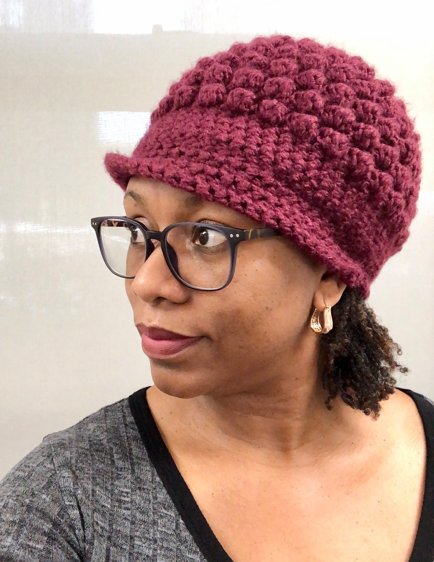 Burgundy hat – CocoZini